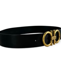 Ferragamo Gancini Belt in Black | Size Large 10