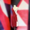 Carolina Herrera Knit Dress in Red & White | Size Small