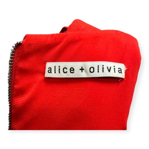 Alice + Olivia Zipper Dress in Red | Size 2 7