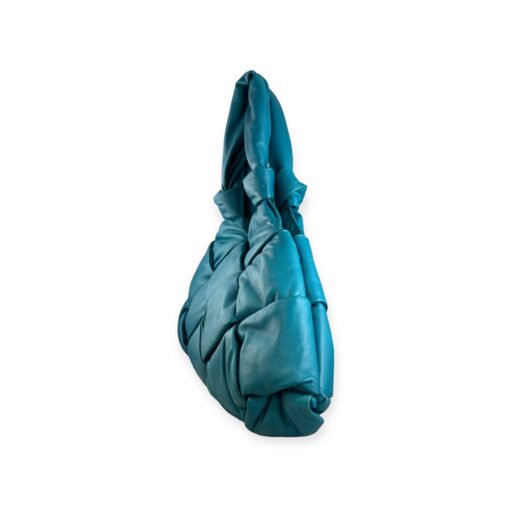 Bottega Veneta Padded Lock Bag in Marine Blue 2