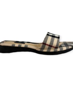 Burberry Check Slide Sandals Archive Beige | Size 38 8