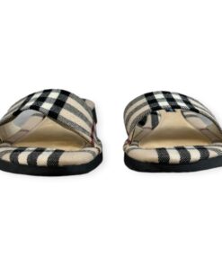 Burberry Check Slide Sandals Archive Beige | Size 38 9
