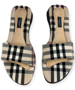 Burberry Check Slide Sandals Archive Beige | Size 38 10