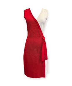 Carolina Herrera Knit Dress in Red & White | Size Small 9