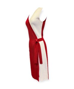 Carolina Herrera Knit Dress in Red & White | Size Small 12