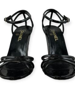 Chanel Quilted Wedge Sandals in Black | Size 41 9