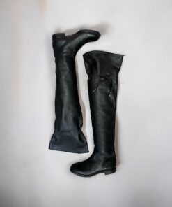 Chloe Over The Knee Boots in Tobacco | Size 39.5