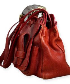 Chloe Saskia To Handle Shoulder Bag in Red 10