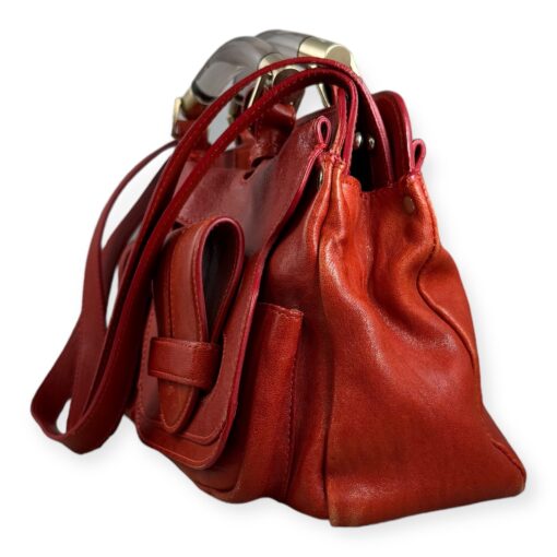 Chloe Saskia To Handle Shoulder Bag in Red 2