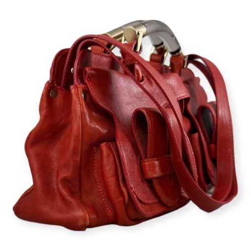 Chloe Saskia To Handle Shoulder Bag in Red 3