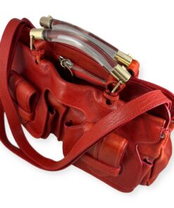 Chloe Saskia To Handle Shoulder Bag in Red 13