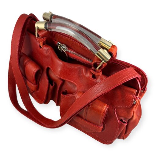 Chloe Saskia To Handle Shoulder Bag in Red 5