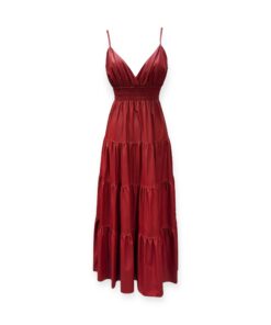 Derek Lam 10 Crosby Tiered Maxi Dress in Red | Size 4 7