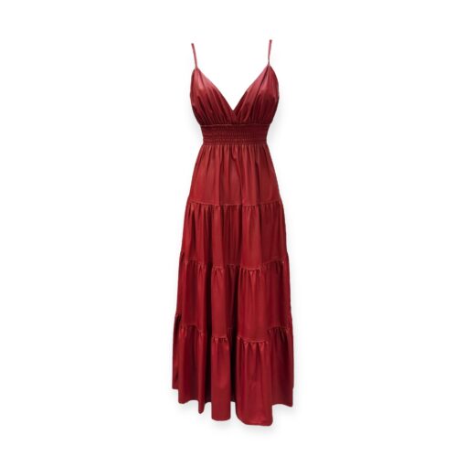 Derek Lam 10 Crosby Tiered Maxi Dress in Red | Size 4 1