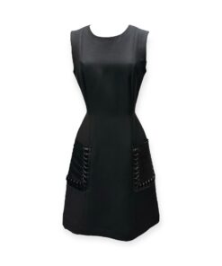 Fendi Leather Pocket Dress in Black | Size 38 8