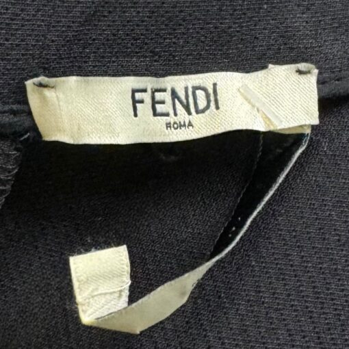 Fendi Leather Pocket Dress in Black | Size 38 7