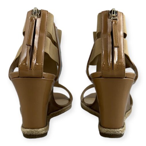 Fendi Patent Espadrille Sandals in Nude | Size 40.5 5