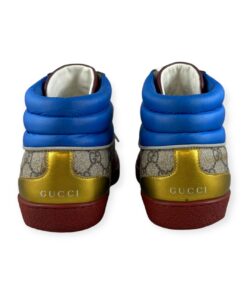 Gucci GG High Top Sneakers in Brown & Blue | Size 9.5 11