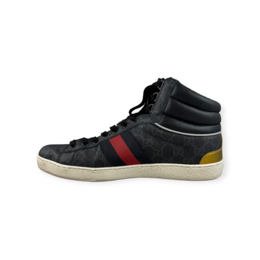 Gucci GG High Top Sneakers in Black | Size 9.5 1