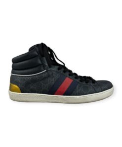 Gucci GG High Top Sneakers in Black | Size 9.5 8