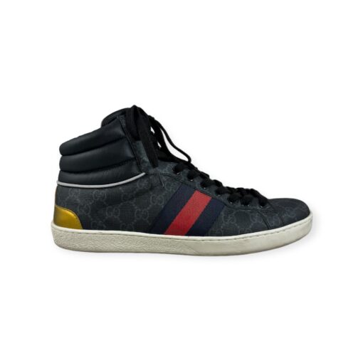 Gucci GG High Top Sneakers in Black | Size 9.5 2
