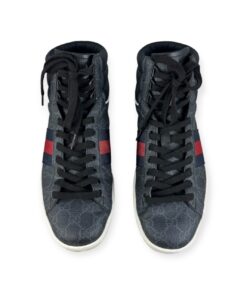 Gucci GG High Top Sneakers in Black | Size 9.5 10