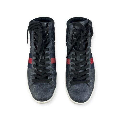 Gucci GG High Top Sneakers in Black | Size 9.5 4