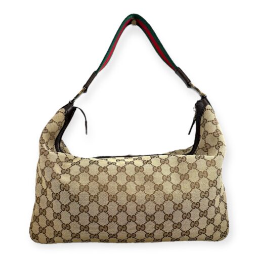 Gucci GG Web Hobo Bag in Brown 4