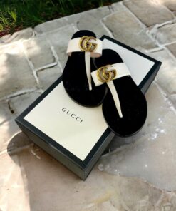 Gucci GG Sandals in Ivory | Size 35
