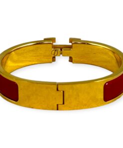 Hermes Clic H Bracelet in Red | Size Small 7