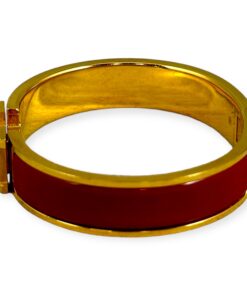 Hermes Clic H Bracelet in Red | Size Small 8