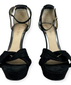 Jimmy Choo Shimmer Sandals in Black | Size 39 9