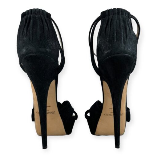 Jimmy Choo Shimmer Sandals in Black | Size 39 5