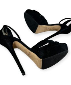 Jimmy Choo Shimmer Sandals in Black | Size 39 12