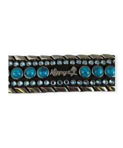 Kippys Turquoise Studded Belt in Brown | Size 80/32 13