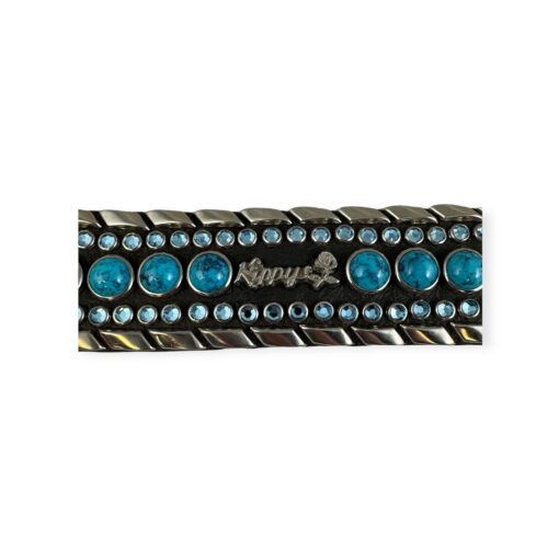 Kippys Turquoise Studded Belt in Brown | Size 80/32 7
