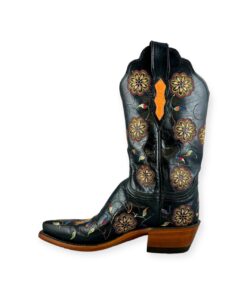 Lucchese Embroidered Cowboy Boots in Black | Size 6 7