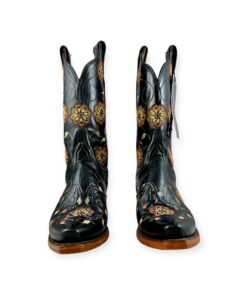 Lucchese Embroidered Cowboy Boots in Black | Size 6 9