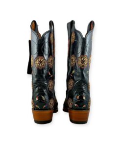 Lucchese Embroidered Cowboy Boots in Black | Size 6 11