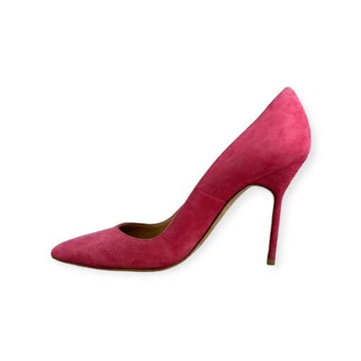 Manolo Blahnik Suede Pumps in Pink | Size 36.5 1
