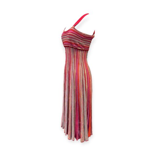 M Missoni Stripe Knit Dress in Red | Size Small 3