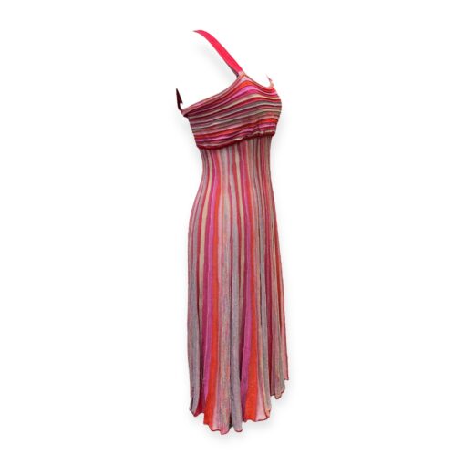 M Missoni Stripe Knit Dress in Red | Size Small 4