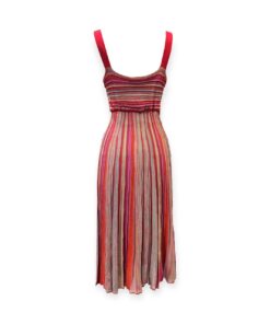 M Missoni Stripe Knit Dress in Red | Size Small 12