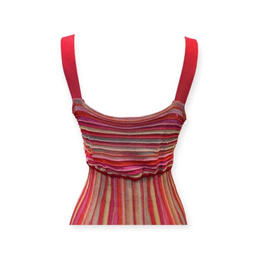 M Missoni Stripe Knit Dress in Red | Size Small 6
