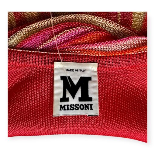M Missoni Stripe Knit Dress in Red | Size Small 7