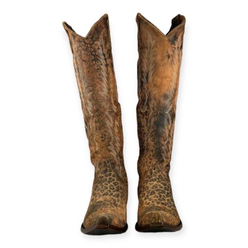 Old Gringo Mayra Cowboy Boots in Leopard Tan | Size 8.5 3