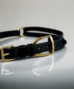 Ralph Lauren Strap Belt in Black | Size Small