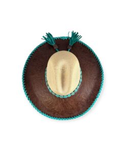 Red Star Riggings Turquoise Embellished Western Hat | Size 6 7/8 12