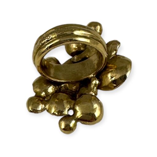 Saint Laurent Arty Cluster Ring in Gold | Size 7.5 6