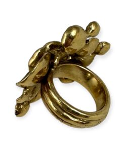 Saint Laurent Arty Cluster Ring in Gold | Size 7.5 14